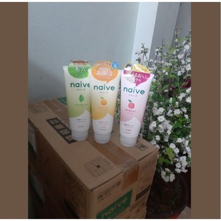Sữa rửa mặt naive kracie Naive 143g Nhật
