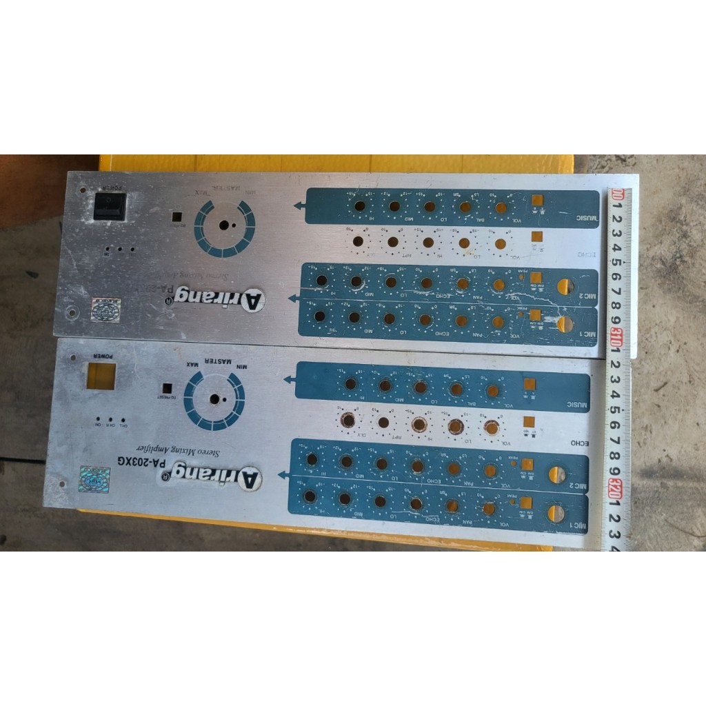 Mặt ampli ariang  pa 203xg tháo máy