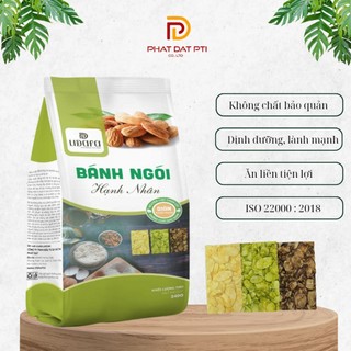 Bánh ngói hạnh nhân gói 240gr siêu thơm ngon cho người ăn kiêng, giữ dáng