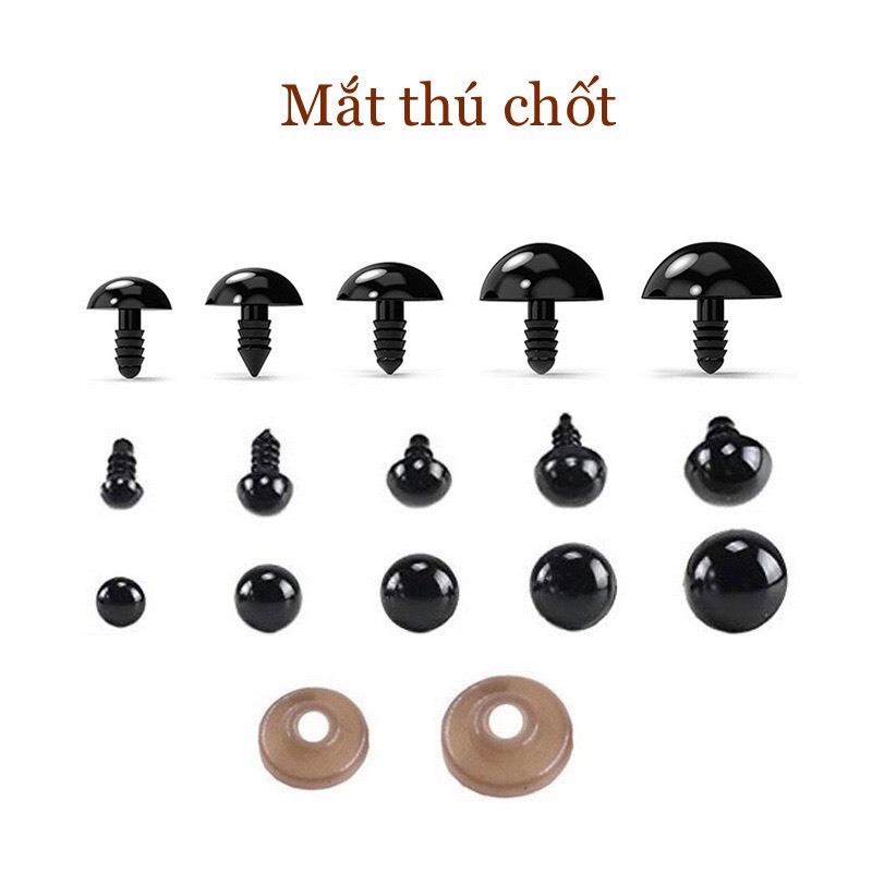 Mắt thú, mũi thú chốt (gía bán túi)
