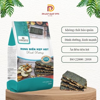 Rong biển kẹp hạt dinh dưỡng healthy ăn kiêng, eatclearn , thơm ngon giòn rụm