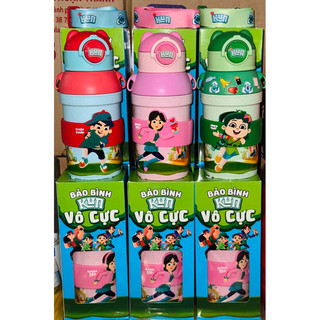 BÌNH NƯỚC KUN VÔ CỰC NHỰA LÚA MẠCH CHO BÉ - BÉ SIÊU THÍCH
