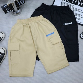 Quần Short Kaki Cho Bé Trai Size Đại, Quần Ngố Kaki Túi hộp Siêu Phong Cách Cho Bé Trai Từ 25-60kg