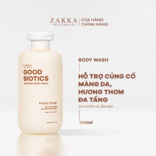  Sữa tắm lợi khuẩn hương nước hoa Good Biotics Scented Body Wash Zakka Naturals 300ml