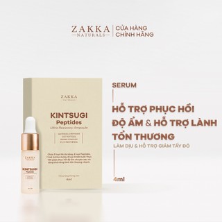  Tinh Chất Phục Hồi Độ Ẩm Chuyên Sâu & Lành Tổn Thương Zakka Naturals Kintsugi Peptides Ultra Recovery Ampoule 4ML