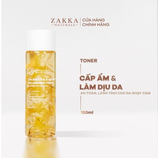 Toner Hoa Cúc Zakka Naturals Calendula & Honey Balancing Toner 150ml