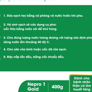 Sữa nepro số 1 và 2 900g