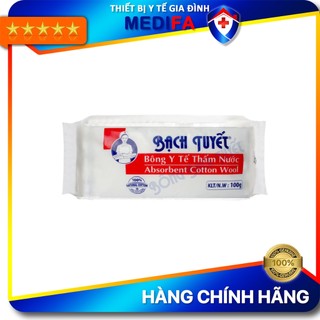 Bông Y Tế Bạch Tuyết 100g, 45g, 25g