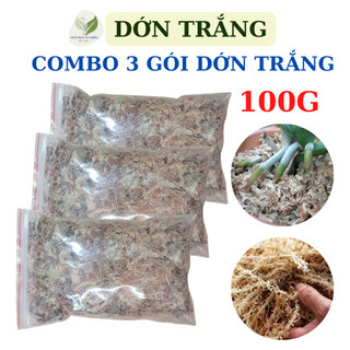 Combo 3 gói giá thể trồng lan Dớn trắng giữ ẩm cực tốt gói 100g
