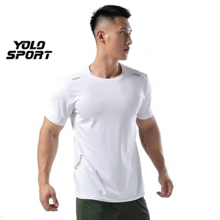 Áo Thun Thể Thao Nam Crossfit Sọc Vai Chạy Bộ Tập Gym Chất Thun Lạnh Thoáng Mát Co Giãn 4 Chiều Thoải Mái Nhanh Khô