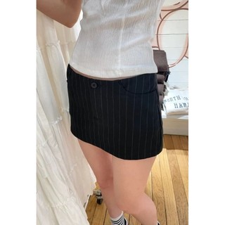 Váy mini có lót louisa stripped mini skirt Brandy Melville