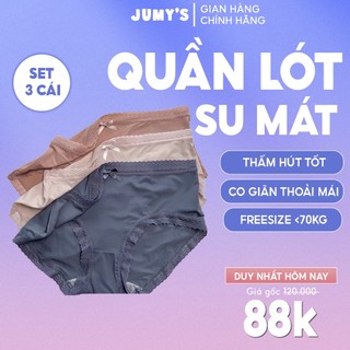 Set 3c quần lót su thun lạnh siêu mát cho mẹ