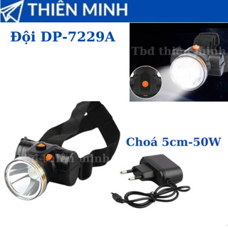 Đèn pin đội đầu led siêu sáng dp-7229-chống nước