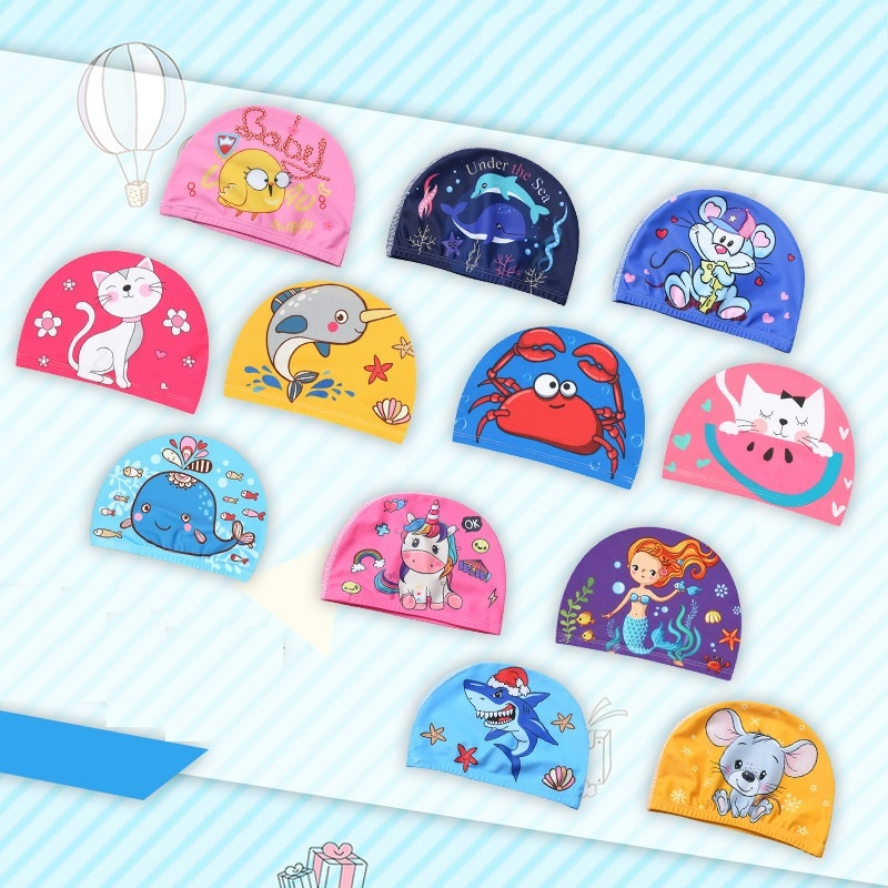 Mũ Bơi Cho Bé Tập Bơi Mẫu Hoạt Hình 2-6 Tuổi MB02