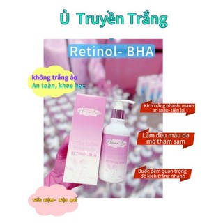 Ủ tắm kích trắng retinol bha | nâng tone da,cấp ẩm,kích trắng.