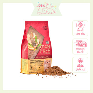 Hạt Kitchen Flavor  JT7-803733  Cho Mèo Con Dưới 12 Tháng Tuổi - Túi 1.5kg