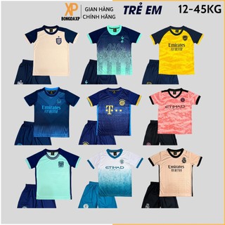 Quần Áo Đá Bóng Trẻ Em, Đồ Đá Banh Trẻ Em 2024 Vải Thun Lạnh Cao Cấp BONGDAXP S3