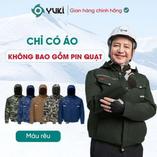 Áo Điều hòa Nhật Bản YUKI PREMIUM Lẻ áo không gồm pin và quạt, size S - XXL, 7 màu