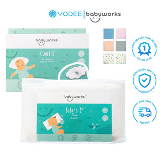 Combo gối chống bẹt đầu + gối ngủ thoáng khí Babyworks