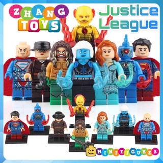 Đồ chơi Xếp hình Diana Aquaman Superman Mera Lex Luthor Killer Frost Omac Justice League Minifigures Xinh X0219
