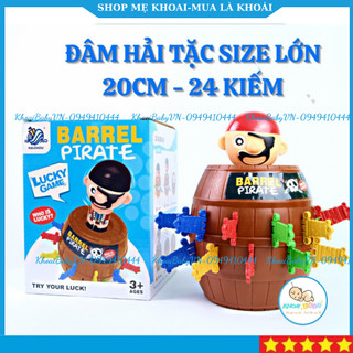 Đồ Chơi Đâm Hải Tặc Cho Bé - Size Lớn 16 Kiếm, Trò Chơi Vui Nhộn -Khoaibaby