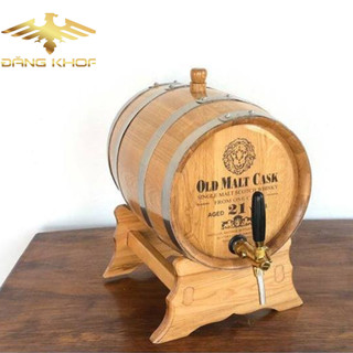 Bình ngâm rượu Thùng gỗ sồi loại 10 lít Đăng khoa