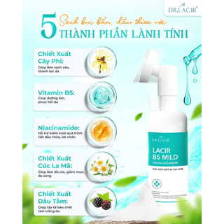 [MẪU MỚI] Sữa rửa mặt dịu nhẹ Lamer Dr Lacir cho da nhạy cảm - Lacir B5 Mild