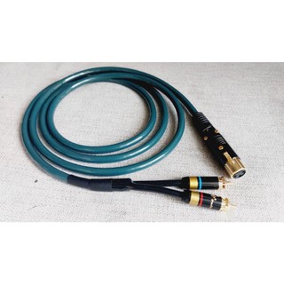 Dây SUB điện DIY cao cấp Audio Phile England cho tiếng sub sâu và lực -dây tín hiệu Canon cái ra 2 AV đánh Sub