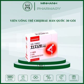 Viên uống hỗ trợ cải thiện tình trạng trĩ giảm đau búi trĩ Chijirae Hàn Quốc hộp 30 gói