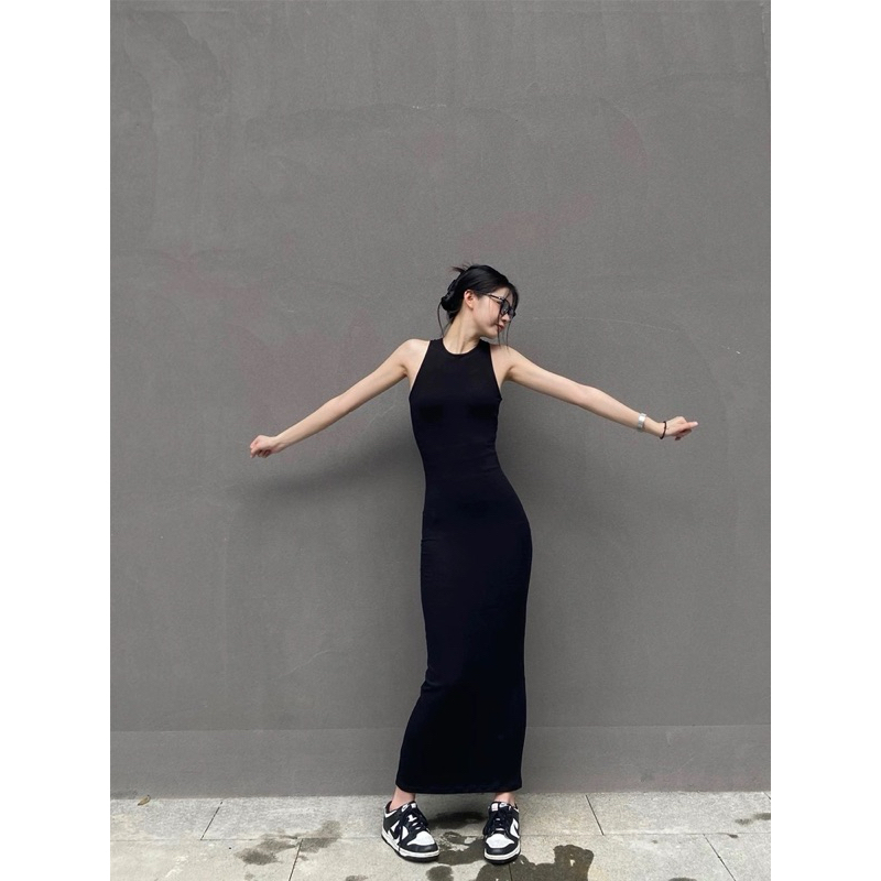• VÁY ĐEN ÔM BODY DÁNG DÀI CÁ TÍNH (CÓ SẴN)