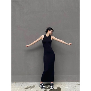 [Collin.] • VÁY ĐEN ÔM BODY DÁNG DÀI CÁ TÍNH (CÓ SẴN)