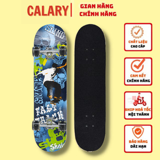 Ván Trượt Cougar-3108 QS-1, Họa Tiết Cá Tính, Mặt Nhám Chống Trơn, Gỗ Ép Cao Cấp