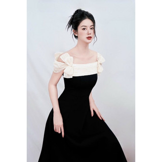 Đầm thiết kế dáng xoè size s m l siêu xinh