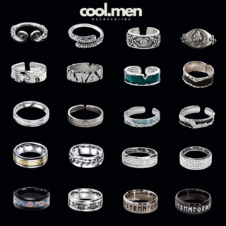 Nhẫn Thép Titan Không Gỉ Coolmen Thiết Kế Đơn Giản Cho Nam Và Nữ - Phụ Kiện Trang Sức Unisex Nhiều Kiểu Lựa Chọn