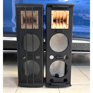 Mô tả sản phẩm Vỏ thùng loa đứng 2 tấc đôi thùng sơn cao cấp 2 bass đôi 20 và 1 chép kèn ( 1 cặp)