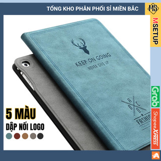 Ốp iPad Dập Nổi Logo Hươu - Nhiều Model Mini 1 2 3 4 5 6, iPad Air 2 3 4 5, Gen 10,Thế Hệ 5 6, Pro 9.7 10.5 10.9 11 inch