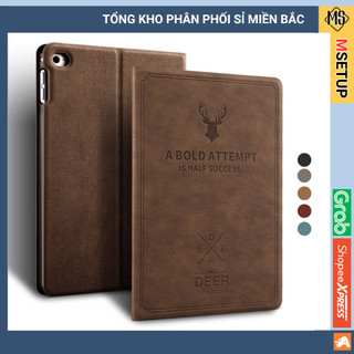 Case iPad Hình Đầu Hươu Mini 1 2 3 4 5 6, Pro Air 9.7 10.5 11 inch, Gen 7 8 9 10