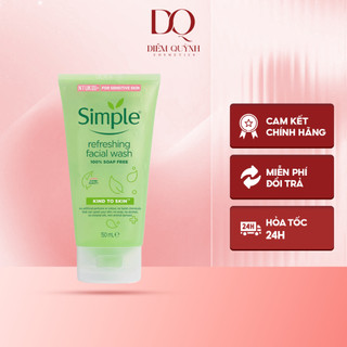 Sữa Rửa Mặt Dịu Nhẹ Simple Kind To Skin Refreshing Facial Wash 150ml