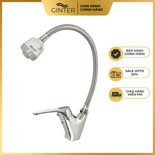 Vòi rửa chén bát selta nóng lạnh cần mềm gắn chậu ss2002f