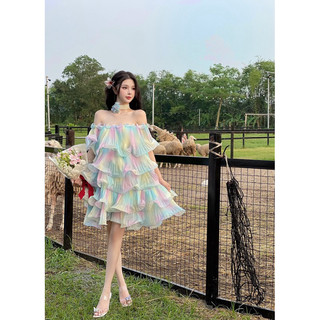 Váy trễ vai hoa Tầng TKCC
