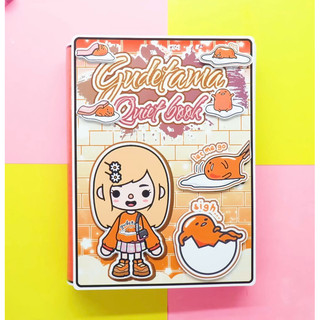 Đồ chơi bóc dán Ngôi nhà Trứng Gudetama - Búp bê giấy Tocaboca