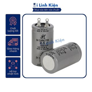 Tụ dầu 2.5uf 3.5uf 4uf 350v tụ dầu quạt trần thái lan chất lượng tốt.