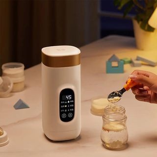 Ấm Siêu Tốc mini 650ml Ấm đun nước điện du lịch Cốc nước điện sưởi ấm nước điện để sưởi ấm bản đồ nước du lịch mini ấm đ