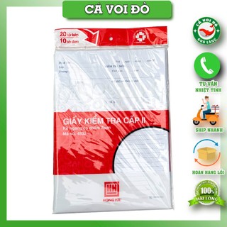 Giấy kiểm tra cấp 2/ giấy kiểm tra học sinh thương hiệu Hồng Hà/ giấy kiểm tra kẻ ngang có chấm