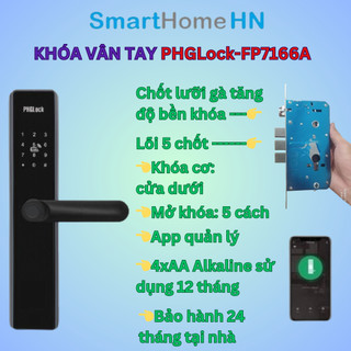 Khóa vân tay PHGLock FP7166A
