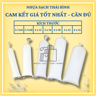 Túi nilon đựng sữa chua, Túi làm sữa chua 1kg đủ loại kích thước đều size