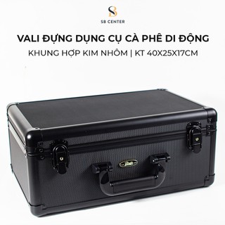 Vali đựng dụng cụ cà phê | vali du lịch, dã ngoại | cốp đựng phụ kiện khung nhôm cao cấp