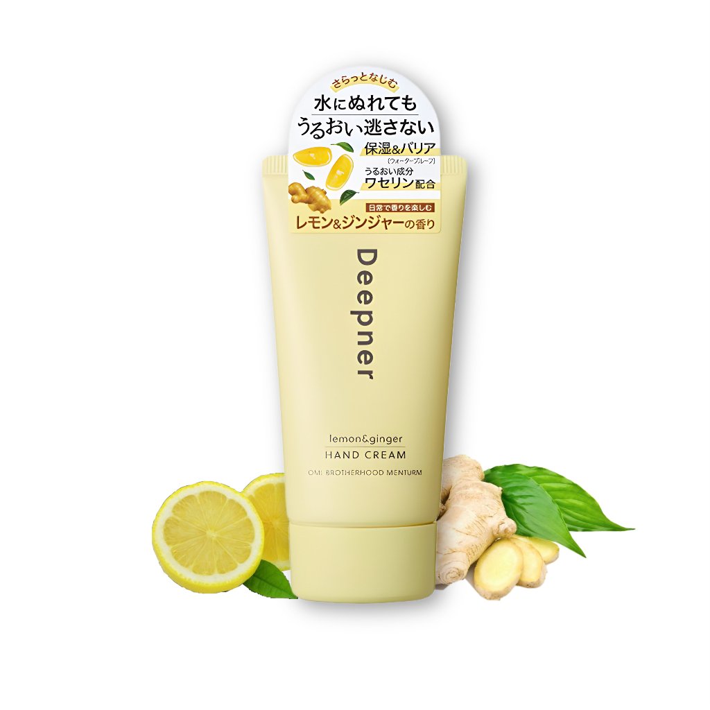 Kem Dưỡng Da Tay Siêu Mềm Mịn Omi Menturm Hương Chanh Gừng Nhật Bản