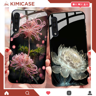 Ốp Xiaomi Mi 9 , Mi 9 se , Mi 9 pro lưng kính cường lực hoa lá ( VIDEO QUAY THẬT )