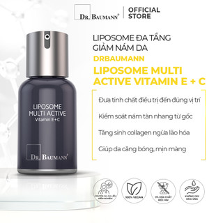Tinh chất Dr. Baumann cải thiện nám sạm, dưỡng sáng da Liposome Multi Active Vitamin E+C